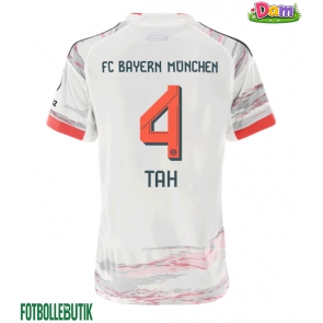 Bayern Munich Jonathan Tah #4 Bortatröja Kvinnor 2025-26 Kortärmad